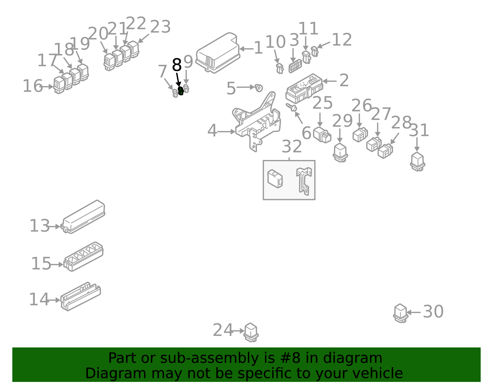 24319-C9907 - Multi-Purpose Fuse 1998-2004 Nissan | Official Nissan ...
