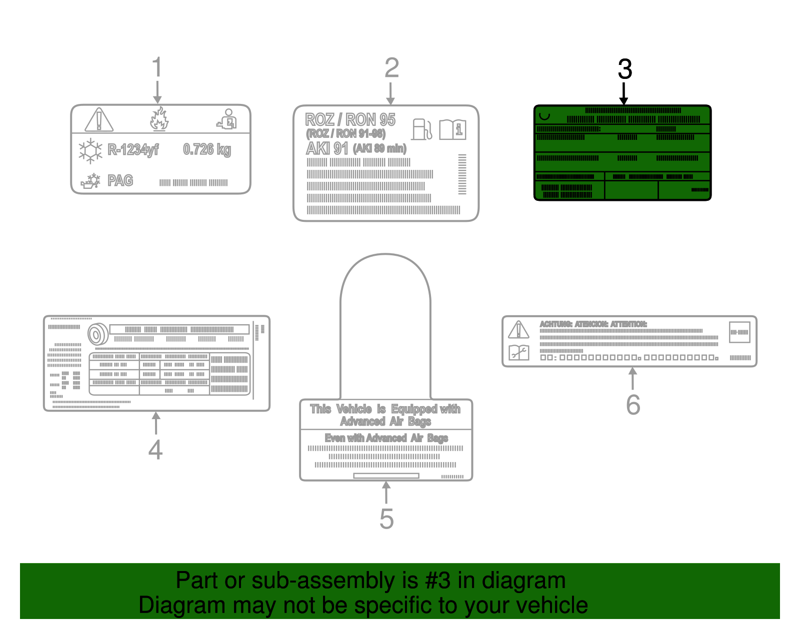 Emission Label - BMW (71228847747)