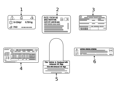 Labels for 2024 BMW 740i #7