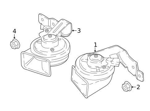 Horn for 2021 Ford EcoSport #0