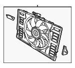 2010-2016 Porsche Panamera - Fan Assembly