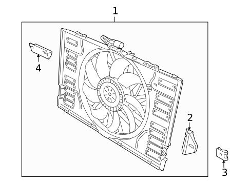 Cooling Fan for 2013 Porsche Panamera #0