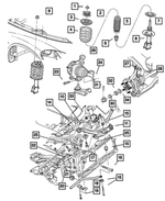 6505116AA - Front Suspension &amp; Drive: Nut for Mopar Image