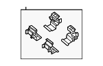 68707238AA - Brakes: Brake Pads Spring for Mopar Image