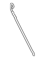 F2UZ6750B - Engine: Dipstick for Ford: E-150 Econoline, E-150 Econoline Club Wagon, E-250 Econoline, E-350 Econoline, E-350 Econoline Club Wagon, Econoline Super Duty Image