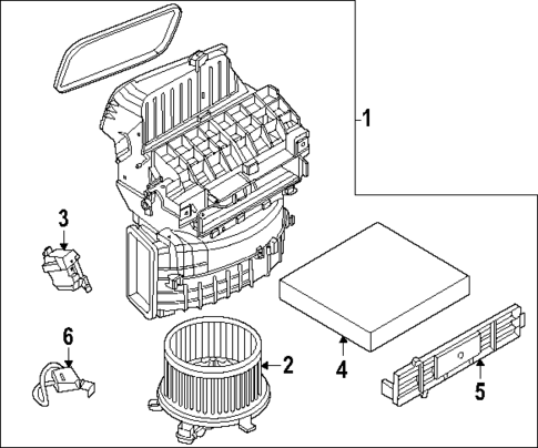 Blower Motor & Fan for 2025 Nissan Armada #0
