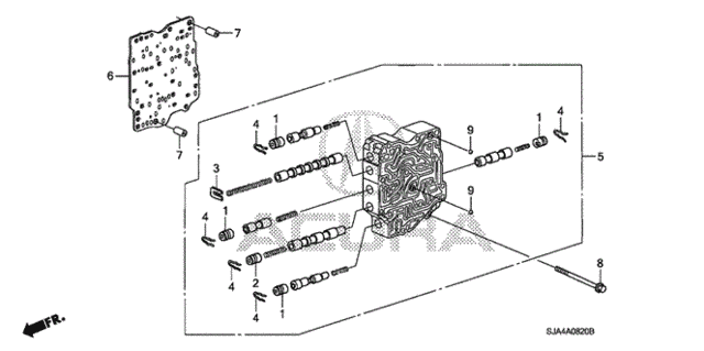AT Secondary Body for 2007 Acura RL #0
