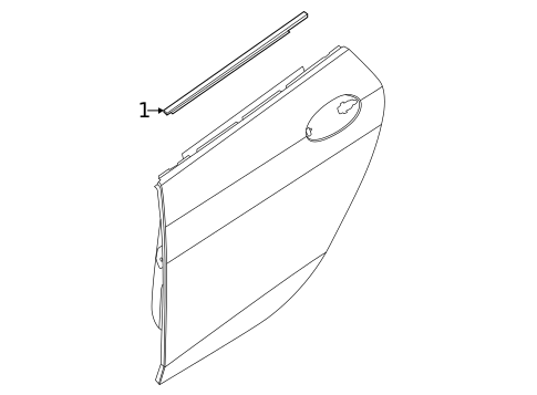 Exterior Trim - Rear Door for 2024 BMW M235i xDrive Gran Coupe #0