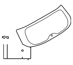 63019XC00B - : Lift-Gate Glass for Subaru Image