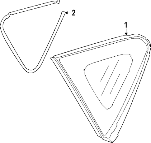 Glass & Hardware for 2025 Subaru Impreza #0