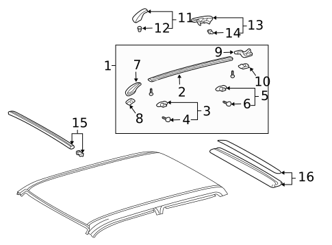 Roof Rack for 2004 Toyota Tacoma #0