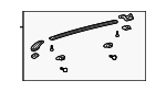 63408AD011 - Body: Roof Luggage Carrier Side Rail for Toyota: Tacoma Image