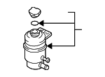 MR403657 - Steering: Reservoir Assembly for Mitsubishi: Lancer, Outlander Image