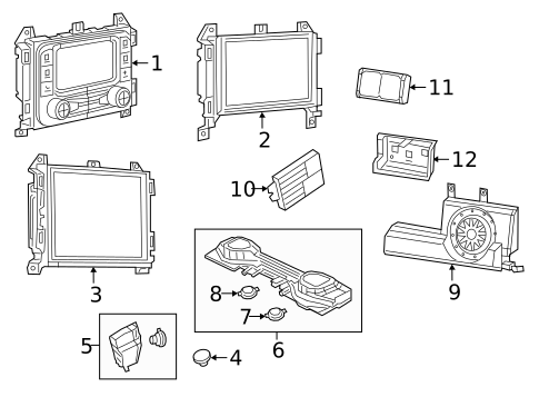 Antenna & Radio for 2022 Jeep Gladiator #0