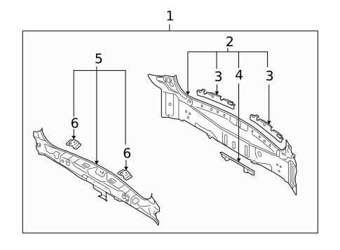 Rear Body for 2011 Mazda CX-9 #0