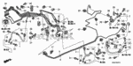 46330SNAA00 - Chassis: PIPE C, BRAKE for Honda Image