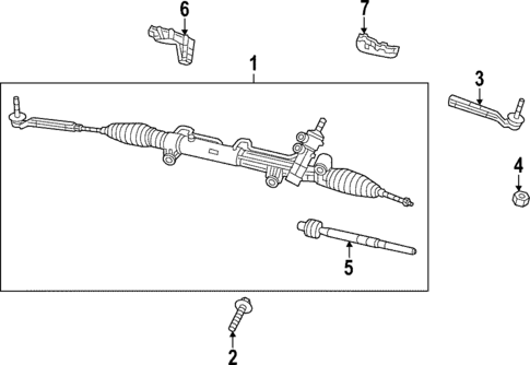 Steering Gear & Linkage for 2018 Dodge Charger #1