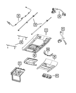 1KM36HDAAA - Interior Trim: Overhead Console for Mopar Image