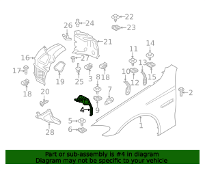 Genuine BMW 41-35-7-207-210 | Front Bracket | FREE Shipping on Most ...