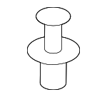 51161881149 - Body: Side Bracket Rivet for BMW: 1 Series M, 128i, 135i, 135is, 228 xDrive Gran Coupe, 228i Gran Coupe, 228i xDrive Gran Coupe, 318ti, 323Ci, 323i, 325Ci, 325i, 325xi, 328Ci, 328i, 330Ci, 330i, 330xi, 428i, 428i Gran Coupe, 428i xDrive, 428i xDrive Gran Coupe, 430i, 430i Gran Coupe, 430i xDrive, 430i xDrive Gran Coupe, 435i, 435i Gran Coupe, 435i xDrive, 435i xDrive Gran Coupe, 440i, 440i Gran Coupe, 440i xDrive, 440i xDrive Gran Coupe, 528i, 528i xDrive, 535d, 535d xDrive, 535i, 535i GT, 535i GT xDrive, 535i xDrive, 540i, 550i, 550i GT, 550i GT xDrive, 550i xDrive, 740Li, 750i, 750Li, 840Ci, 850Ci, 850CSi, 850i, ActiveHybrid 5, ActiveHybrid 7, iX, M2, M235i xDrive Gran Coupe, M3, M4, M5, X1, X2, Z4 Image