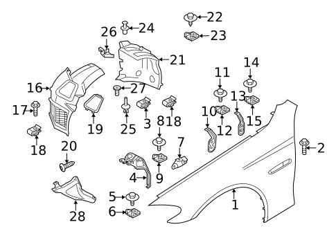 Fender & Components for 2016 BMW 528i #0
