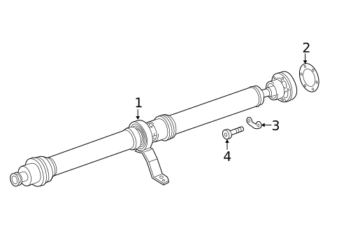 Drive Shaft for 2023 Audi A8 Quattro #0