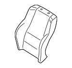 52107472491 - Body: Seat Back Cover for BMW: 330e, 330e xDrive, 330i, 330i xDrive, 430i Gran Coupe, 430i xDrive Gran Coupe, i4, M340i, M340i xDrive, M440i Gran Coupe, M440i xDrive Gran Coupe, X3, X4 Image