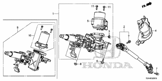 Steering Column for 2016 Honda Fit #0