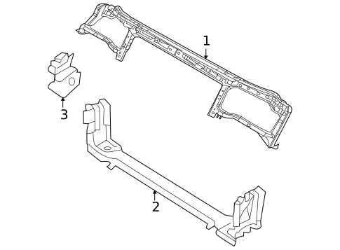 Radiator Support for 2016 Dodge Challenger #0