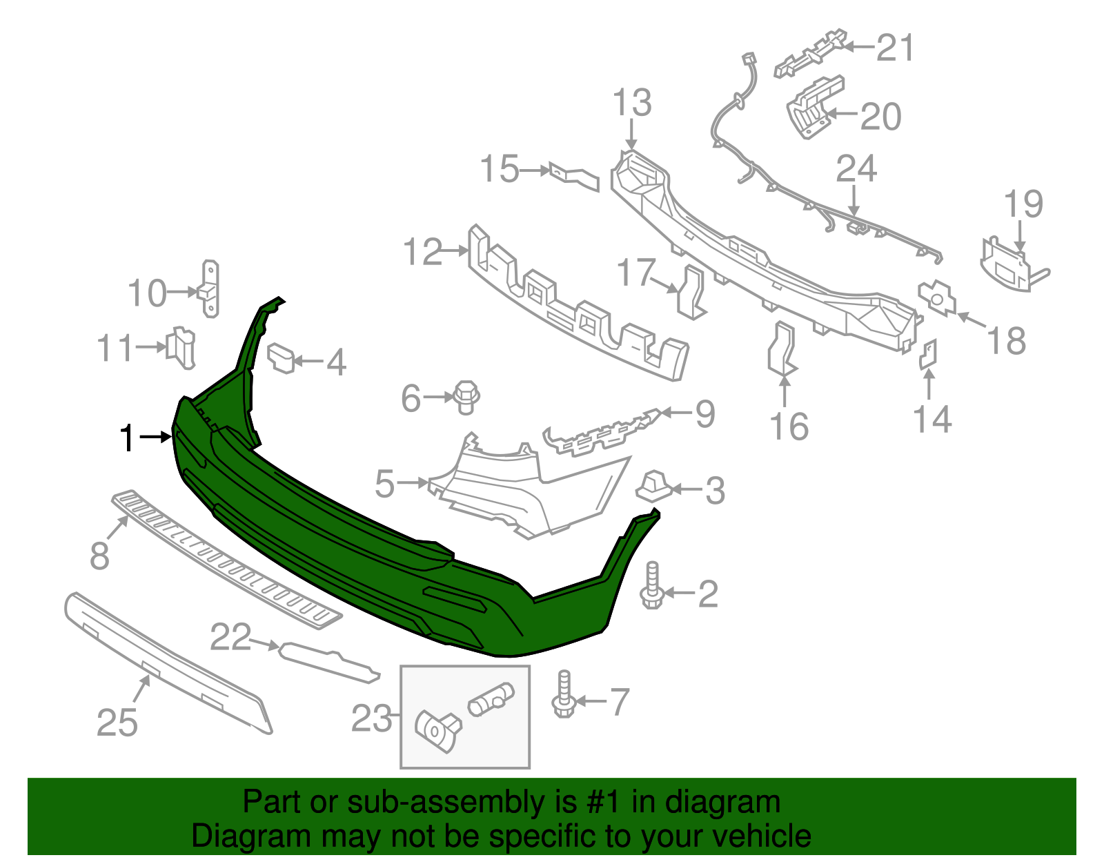 86611-1U000 - Bumper Cover 2011-2013 Kia Sorento | Kia Cheap Parts