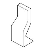 866341U200 - Body: Impact Bar Bracket for Kia: Sorento Image