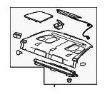 9076328 - Body: Pkg Tray Trim for Buick: LaCrosse Image