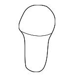 88970643 - : Knob for Pontiac: Vibe Image