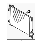 253103X011 - Cooling System: Radiator Assembly for Kia: Forte, Forte Koup, Forte5, Soul Image