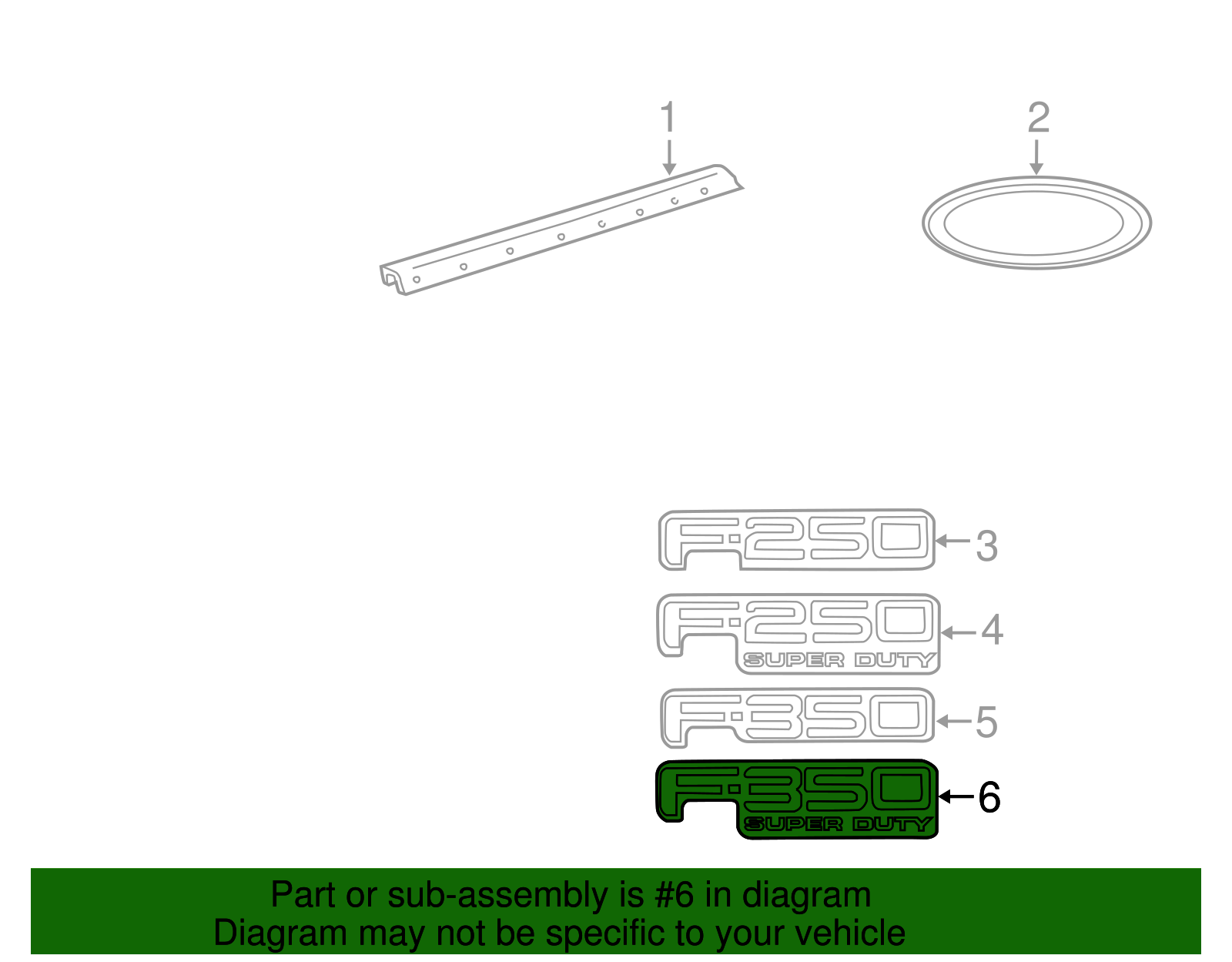 Ford Original De Aa8z-9942528-a Placa | Envío gratis