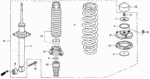 52622SP0003 - Chassis: BUSH, RR. SHOCK ABSORBER (LOWER) for Acura Image