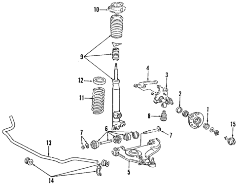 Front Brakes for 1990 Mercedes-Benz 190E #0