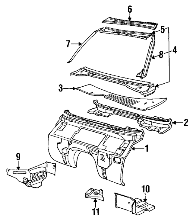 51711928935 - Body: Vent Screen for BMW Image