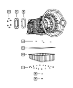 68020029AA - AS68RC; 6-Speed; Automatic Transmission: Power Take Off Cover for Mopar Image