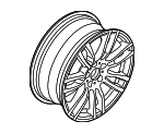 36117845882 - Suspension: Wheel, Alloy for BMW: 320i, 320i xDrive, 328d, 328d xDrive, 328i, 328i xDrive, 330e, 330i, 330i xDrive, 335i, 335i xDrive, 340i, 340i xDrive, 428i Gran Coupe, 428i xDrive Gran Coupe, 430i Gran Coupe, 430i xDrive Gran Coupe, 435i Gran Coupe, 435i xDrive Gran Coupe, 440i Gran Coupe, 440i xDrive Gran Coupe, ActiveHybrid 3, M3 Image