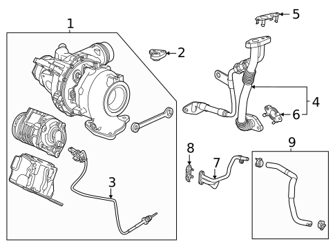 Turbo Charger for 2024 Chevrolet Suburban #0