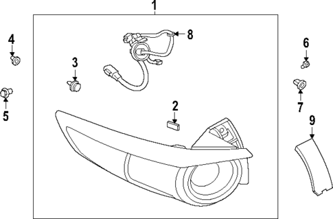 Tail Lamps for 2023 Mazda CX-30 #0