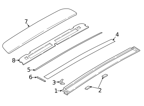 High Mounted Stop Lamp for 2019 Porsche 718 Cayman #0