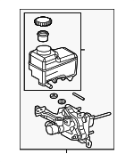 4720111031 - Body: Master Cylinder Assembly for Lexus: LC500, LC500h Image