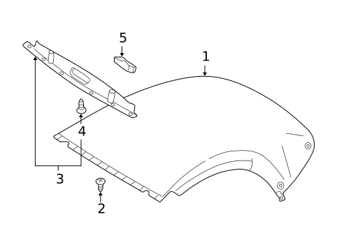 Interior Trim - Convertible Top for 2003 Mitsubishi Eclipse #0