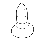 MR526883 - Body: Front Cover Clip for Mitsubishi Image