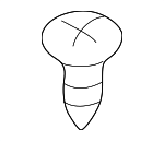 MR264617 - Body: Headliner Clip for Mitsubishi Image