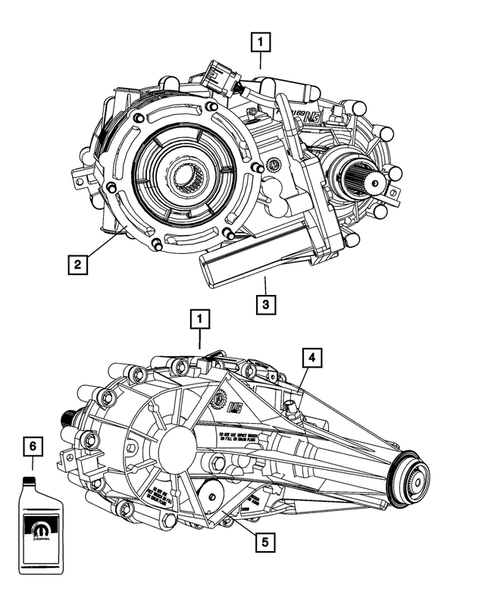 Transfer Case Assembly for 2009 Dodge Ram 1500 #0