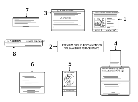Labels for 2009 Suzuki Equator #0