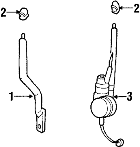 Antenna & Radio for 1999 Dodge Stratus #0